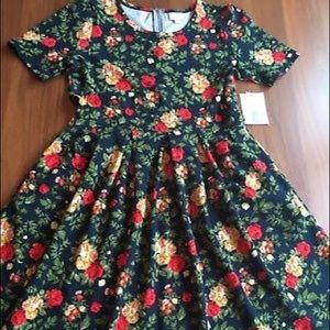 LulaRoe Dress | Amelia | Gorgeous Rose Pattern